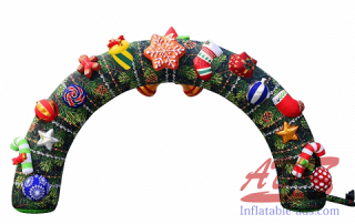 18-foot Christmas inflatable arch 01