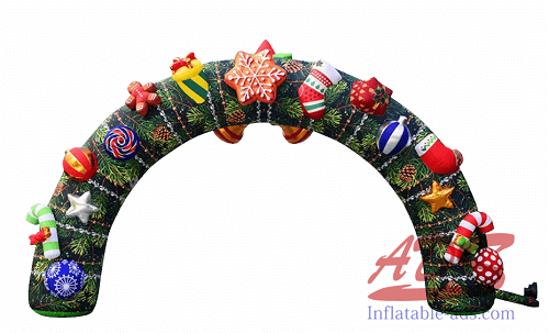 18-foot Christmas inflatable arch 01