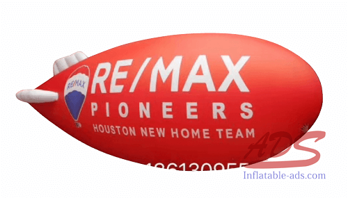 Helium airship aerial advertisement 03