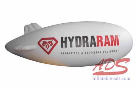 Helium airship aerial advertisement 05