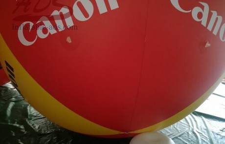 Helium balloon aerial advertisement 07